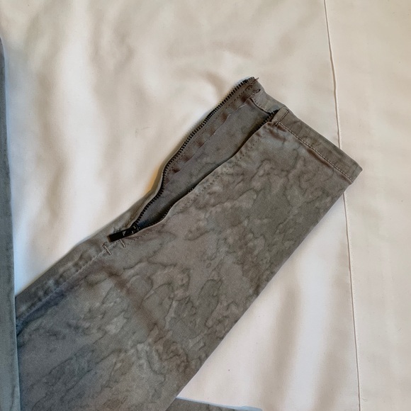 Joe’s Jeans Grey Monument Leggings Zip Ankle Sz L - Picture 7 of 8